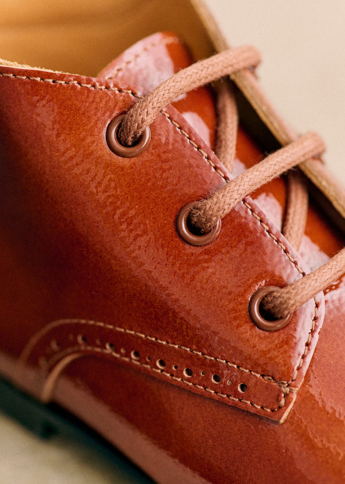 Bottines Timmy - Caramel Vernis