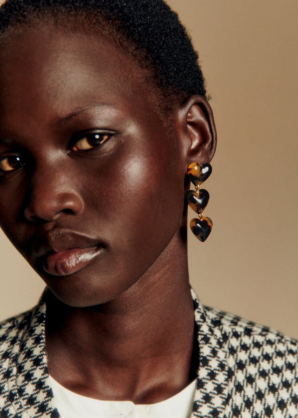 Boucles d'oreilles Erica - Ecaille