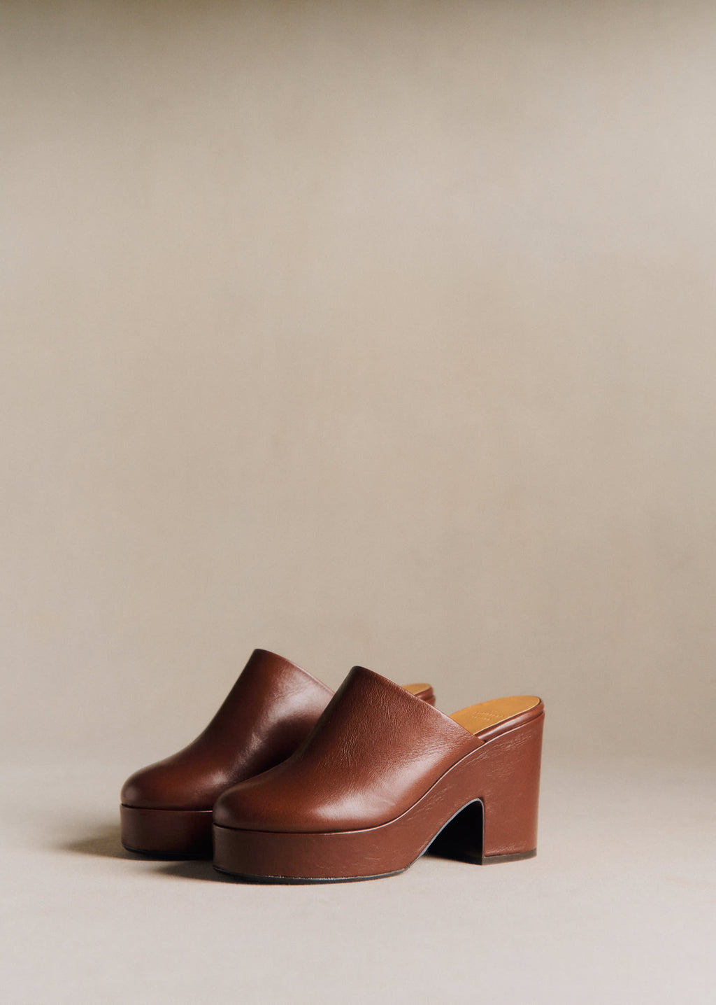 Mules high Callie - Moka Vintage