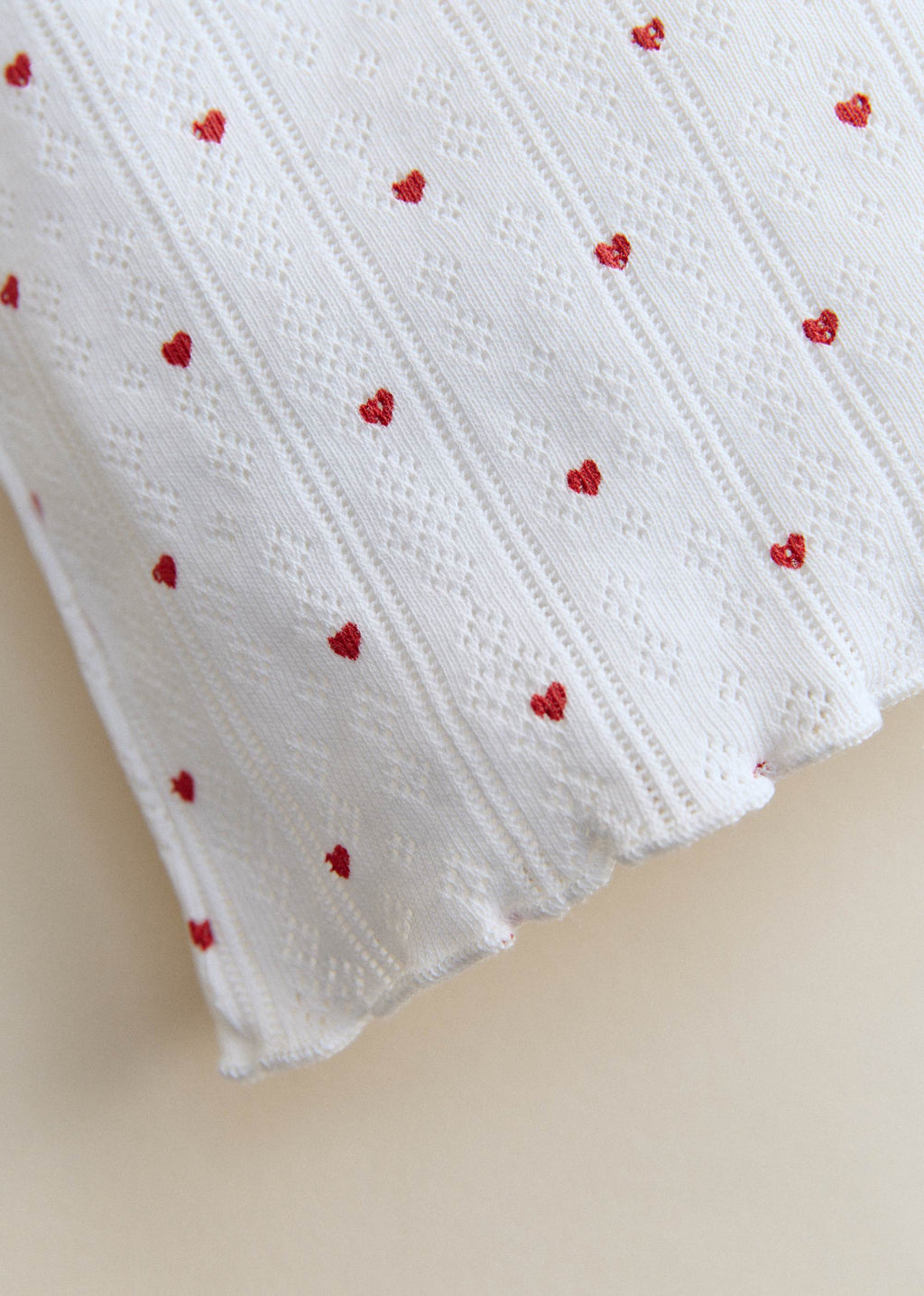 T-Shirt Simone - Imprimé Coeur Rouge