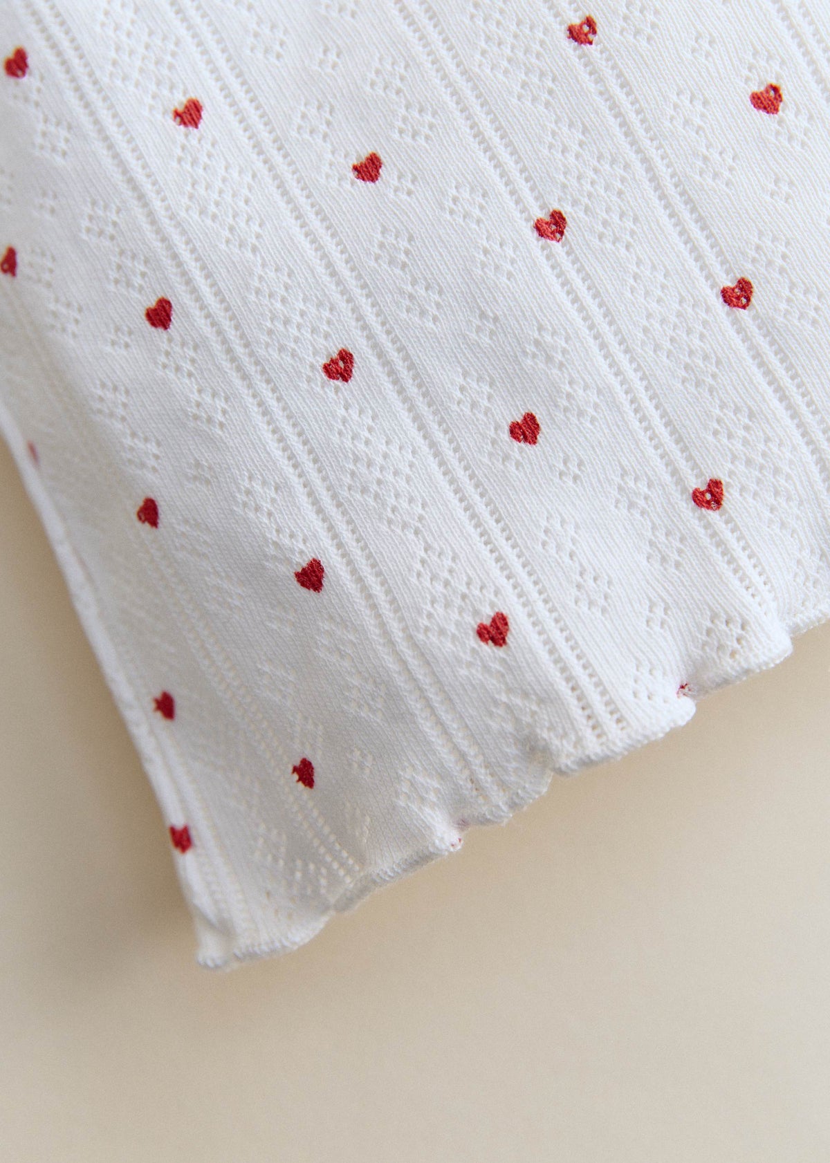 T-Shirt Simone - Imprimé Coeur Rouge