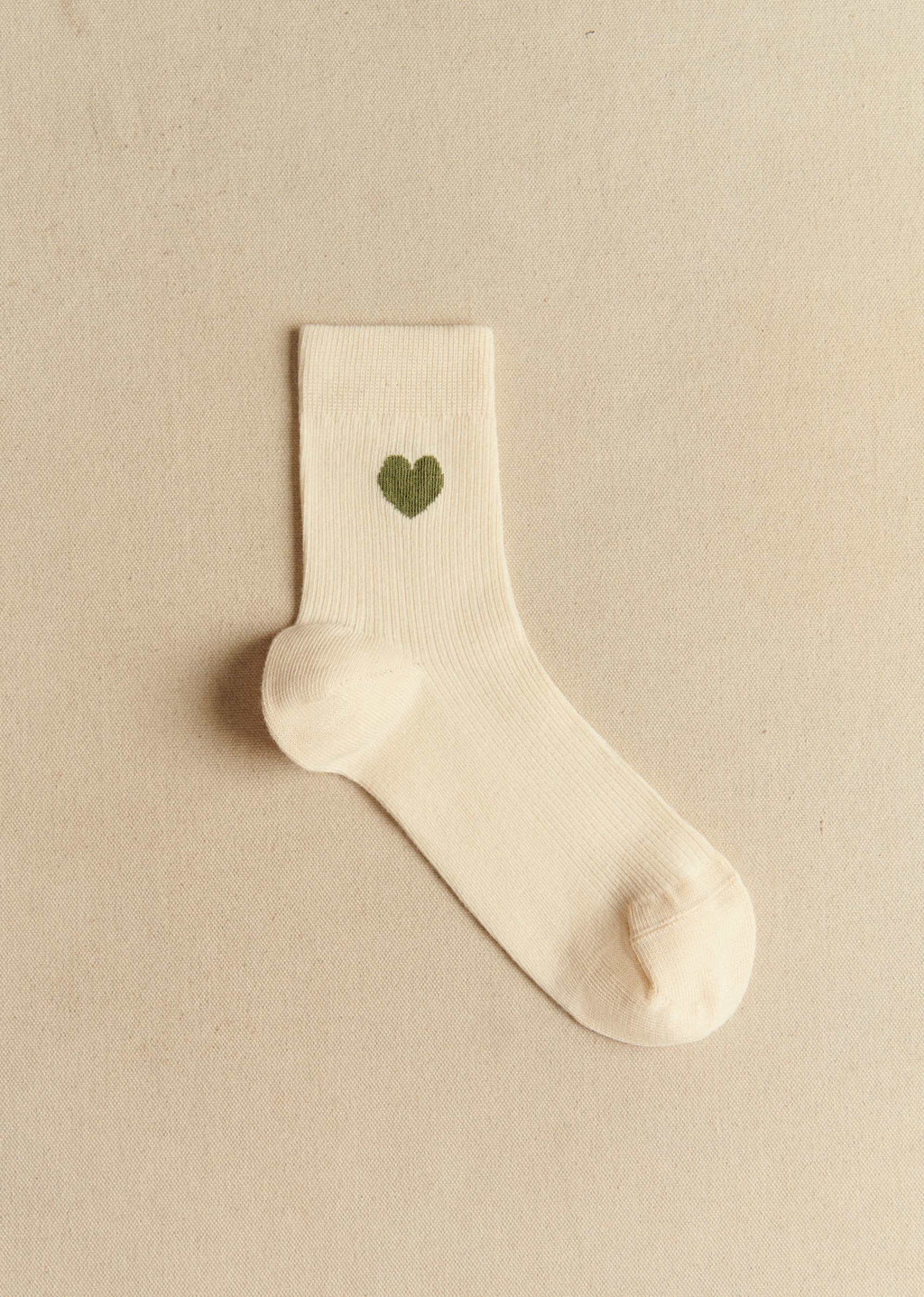 Chaussettes Coeur - Sauge