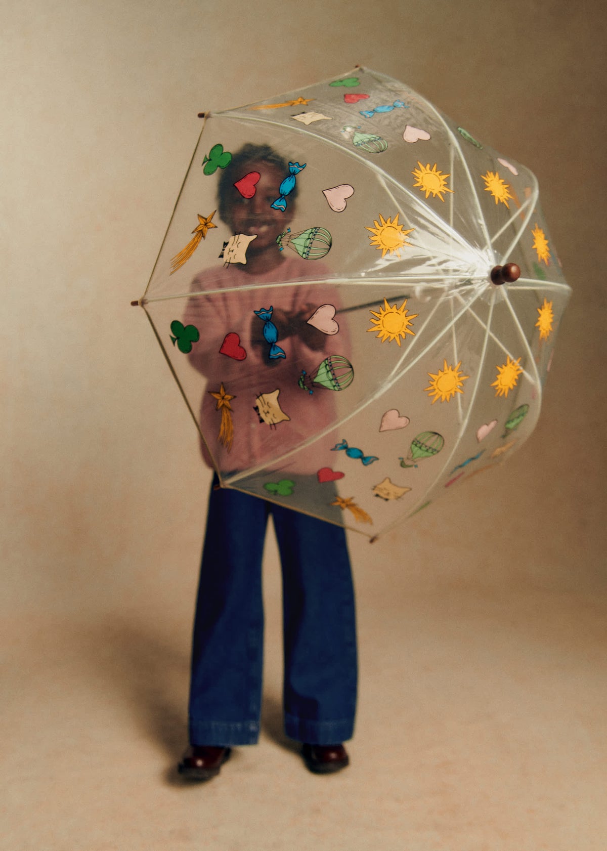 Parapluie Petit Sézane x Anatole - Multicolore