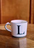 Tasse Tempo - Lettre L - Noir