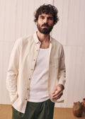 Chemise Charlie - Écru Rayures Beiges