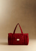Bowling bag velours milleraie - Rouge