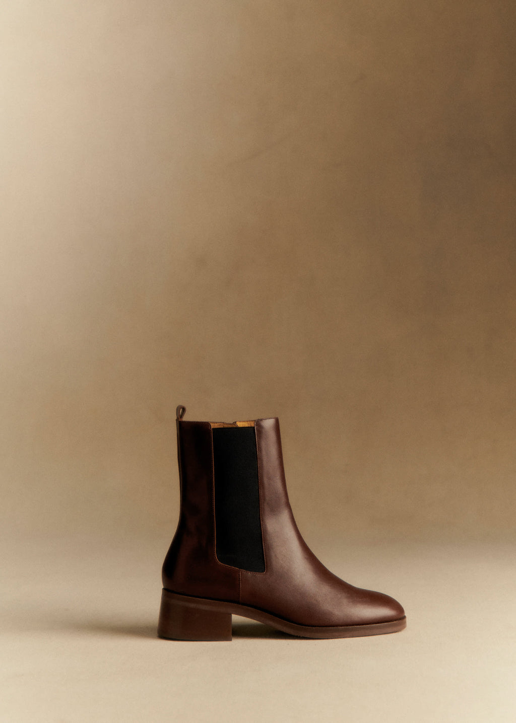 Bottines Low Agnès - Chocolat Lisse