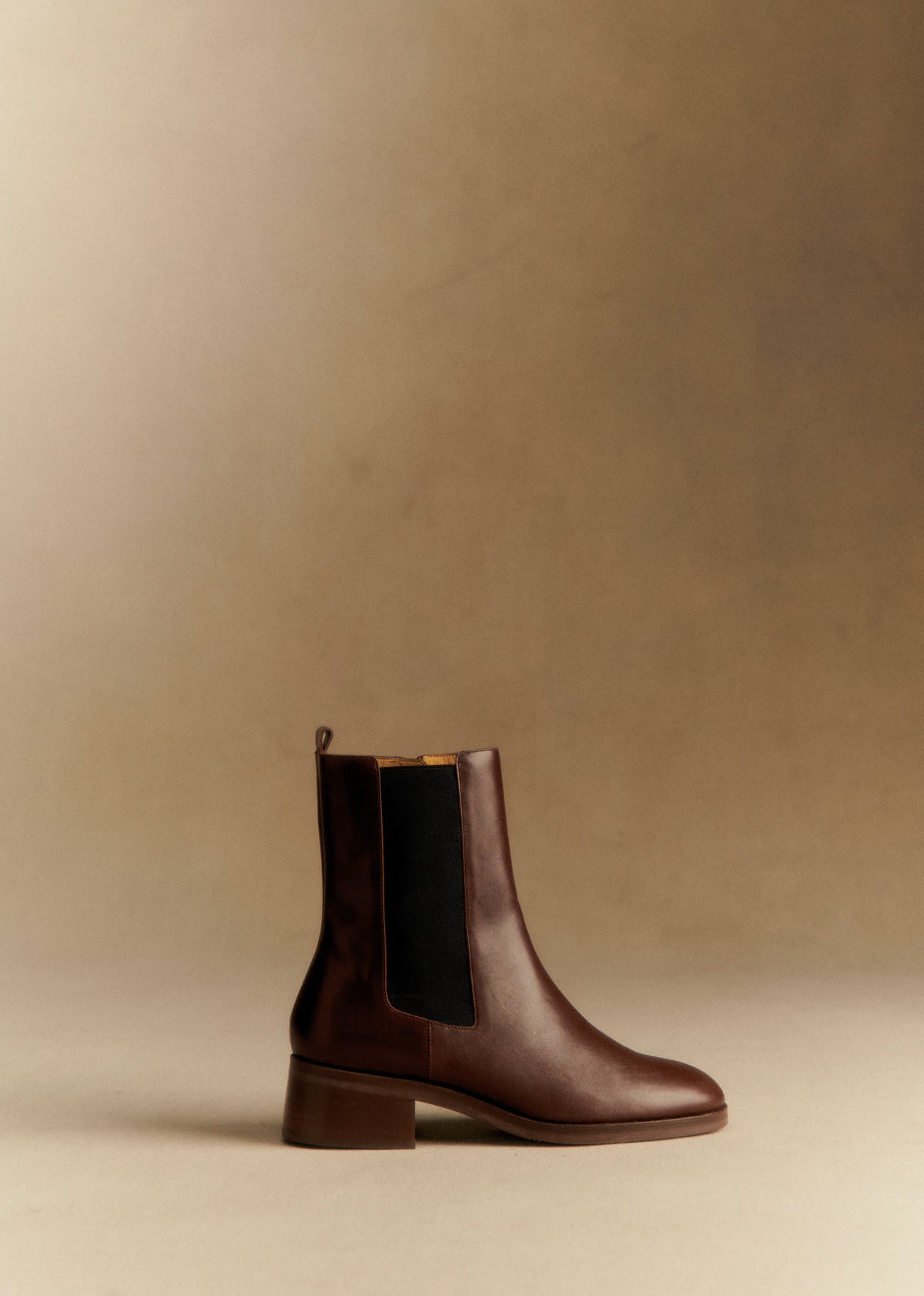 Bottines Low Agnès - Chocolat Lisse