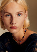 Collier Junie - Violet Doré