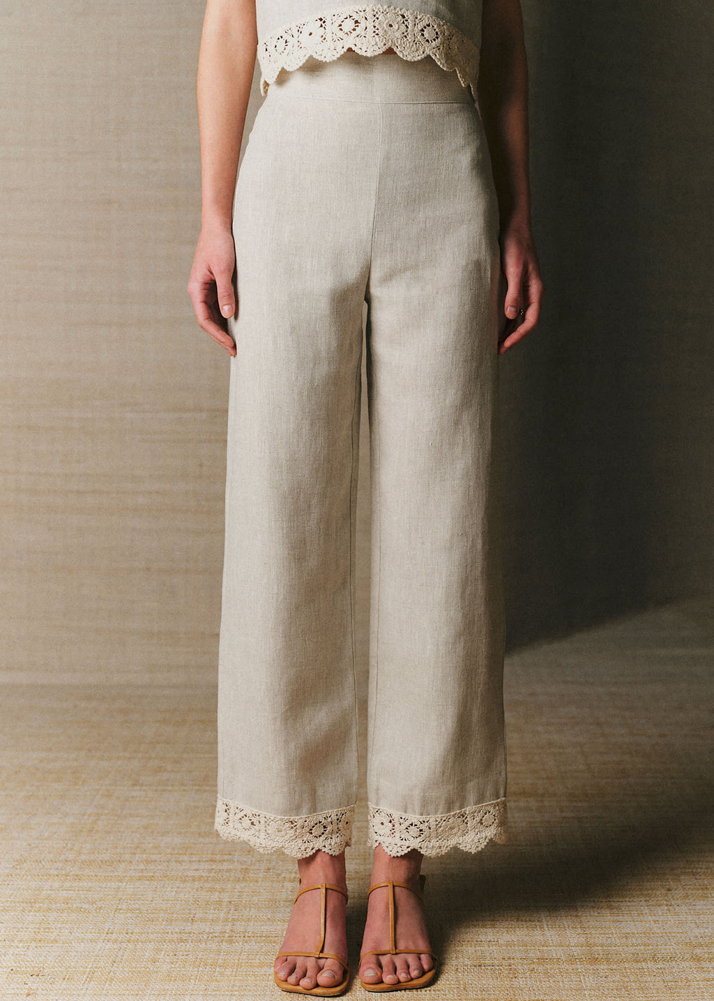 Pantalon Fausto - Beige Chiné