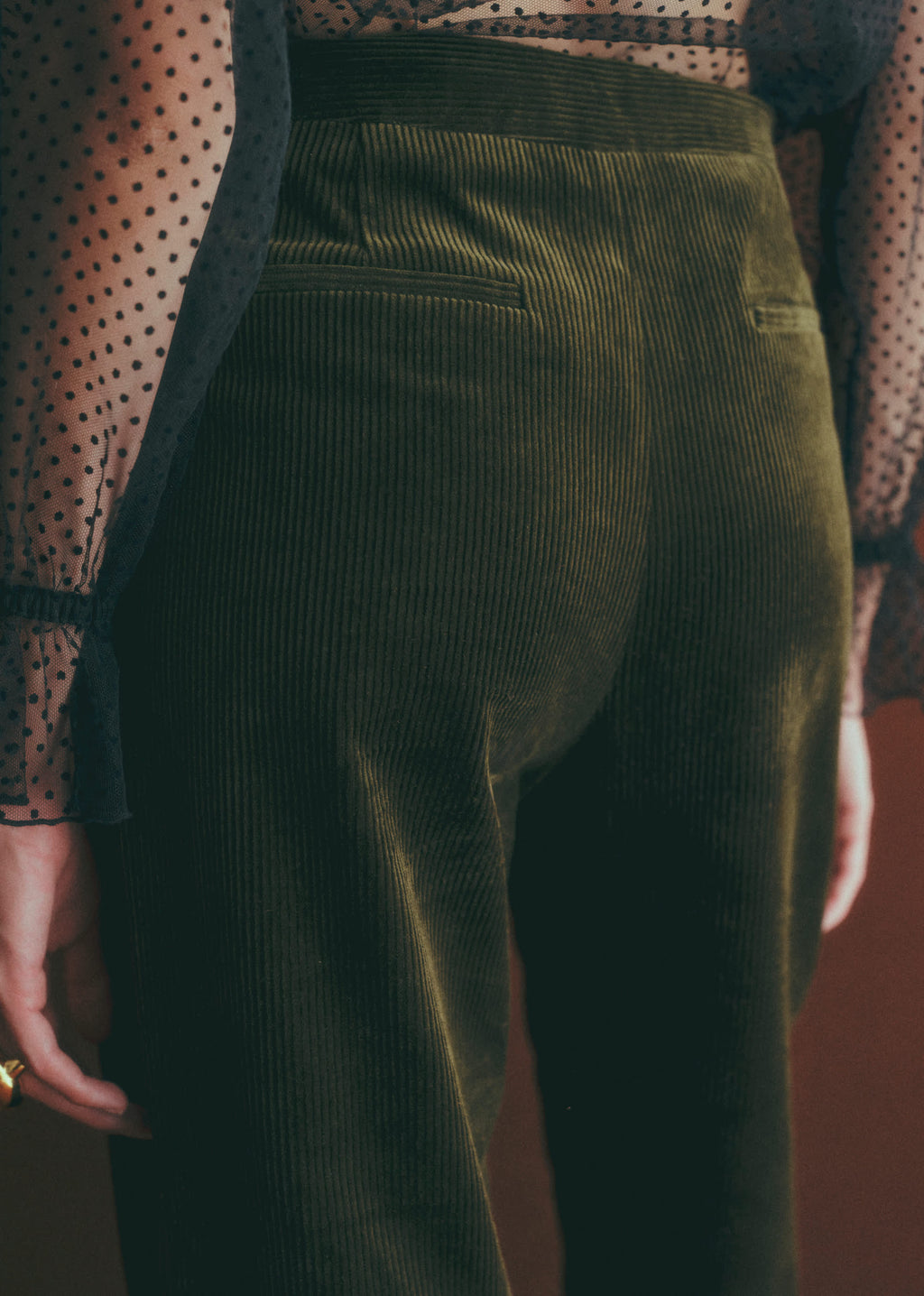 Pantalon Dan - Olive Foncé