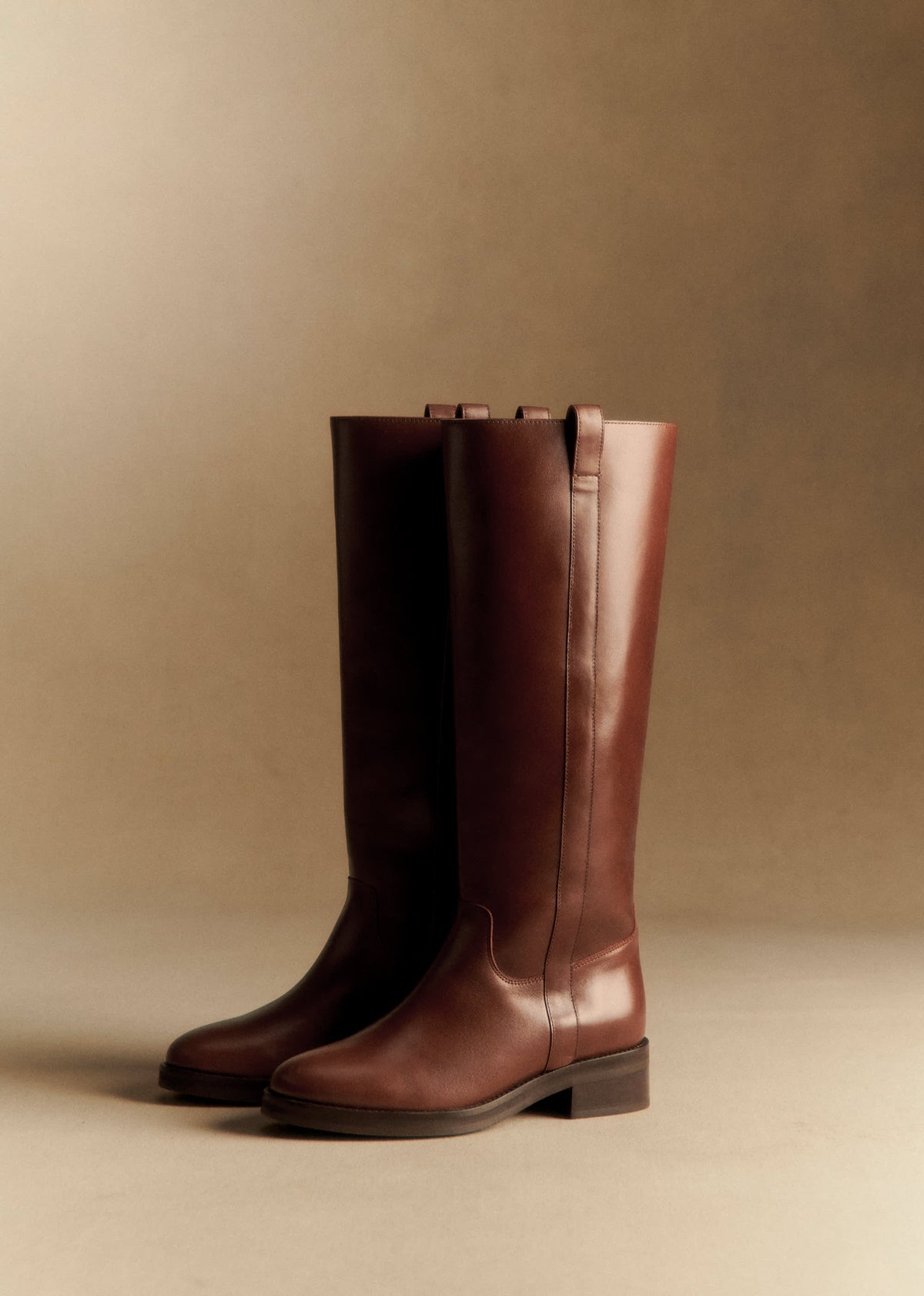 Bottes Low Bridget - Camel Vintage