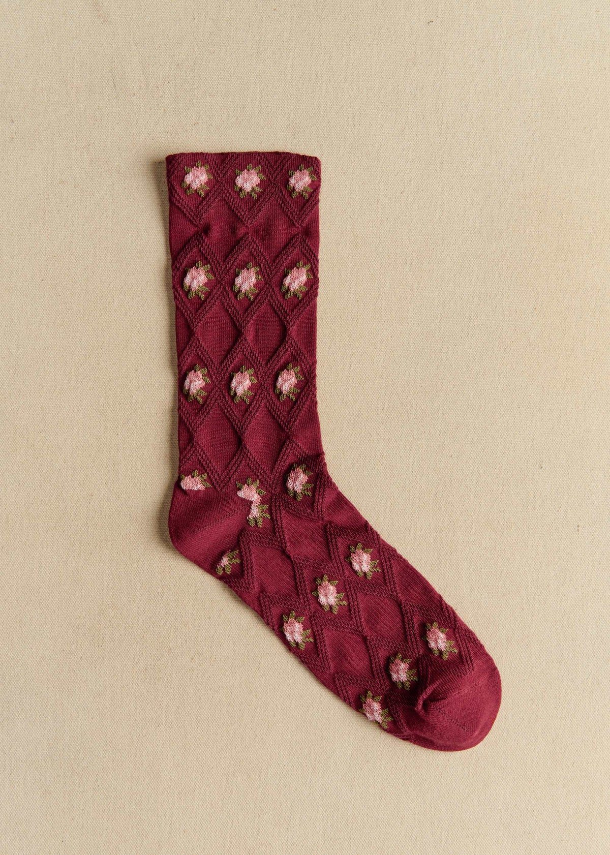 Chaussettes Julia - Aubergine