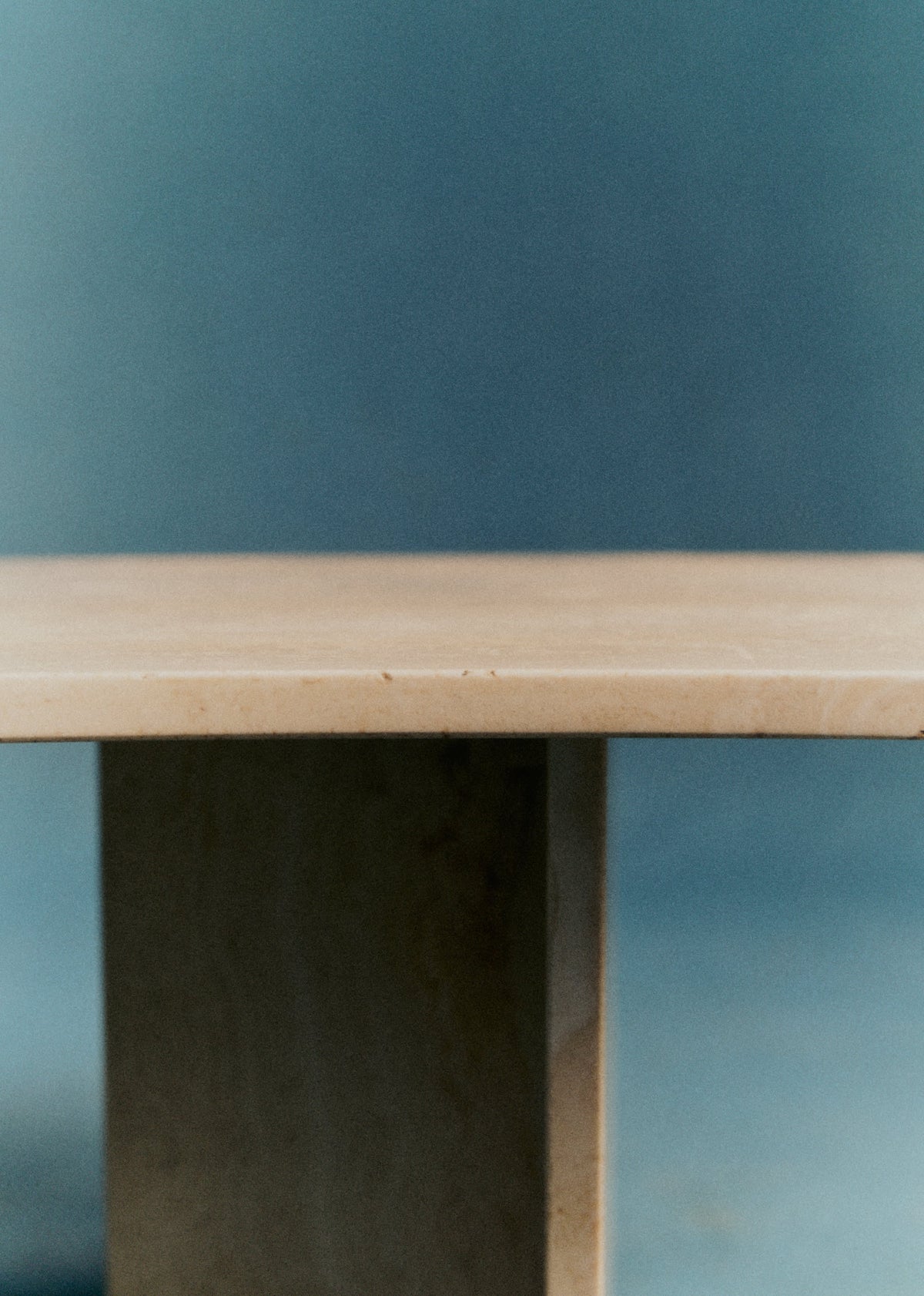 Table basse en travertin vintage - Travertin