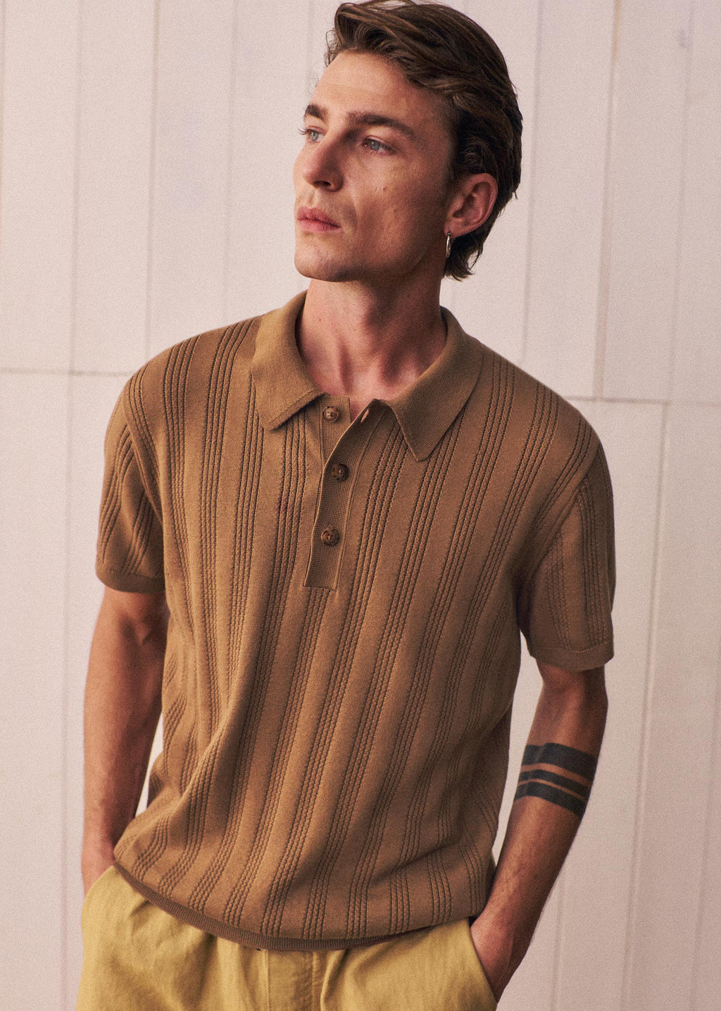 Polo Maille Rio - Camel