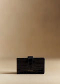 Porte-cartes Ginette - Noir Croco