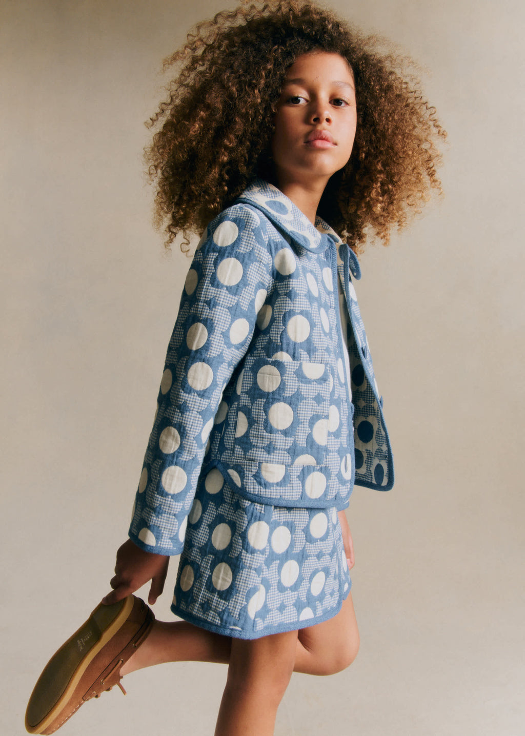 Jupe Foxy - Patchwork Fleur Pop