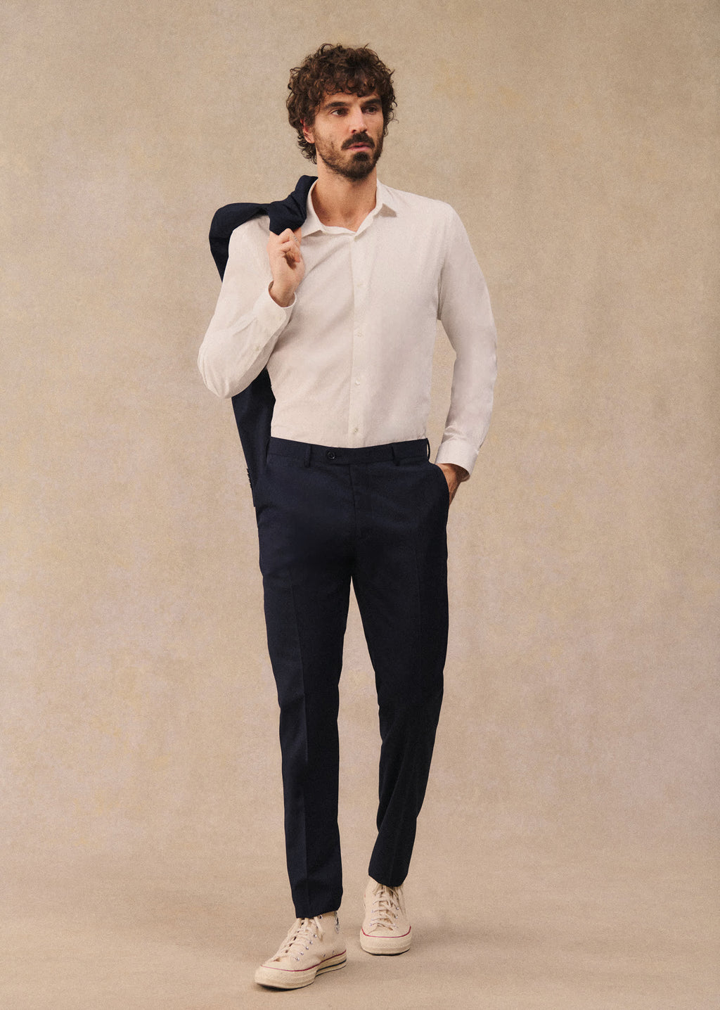 Chemise Allen Pinpoint - Blanc