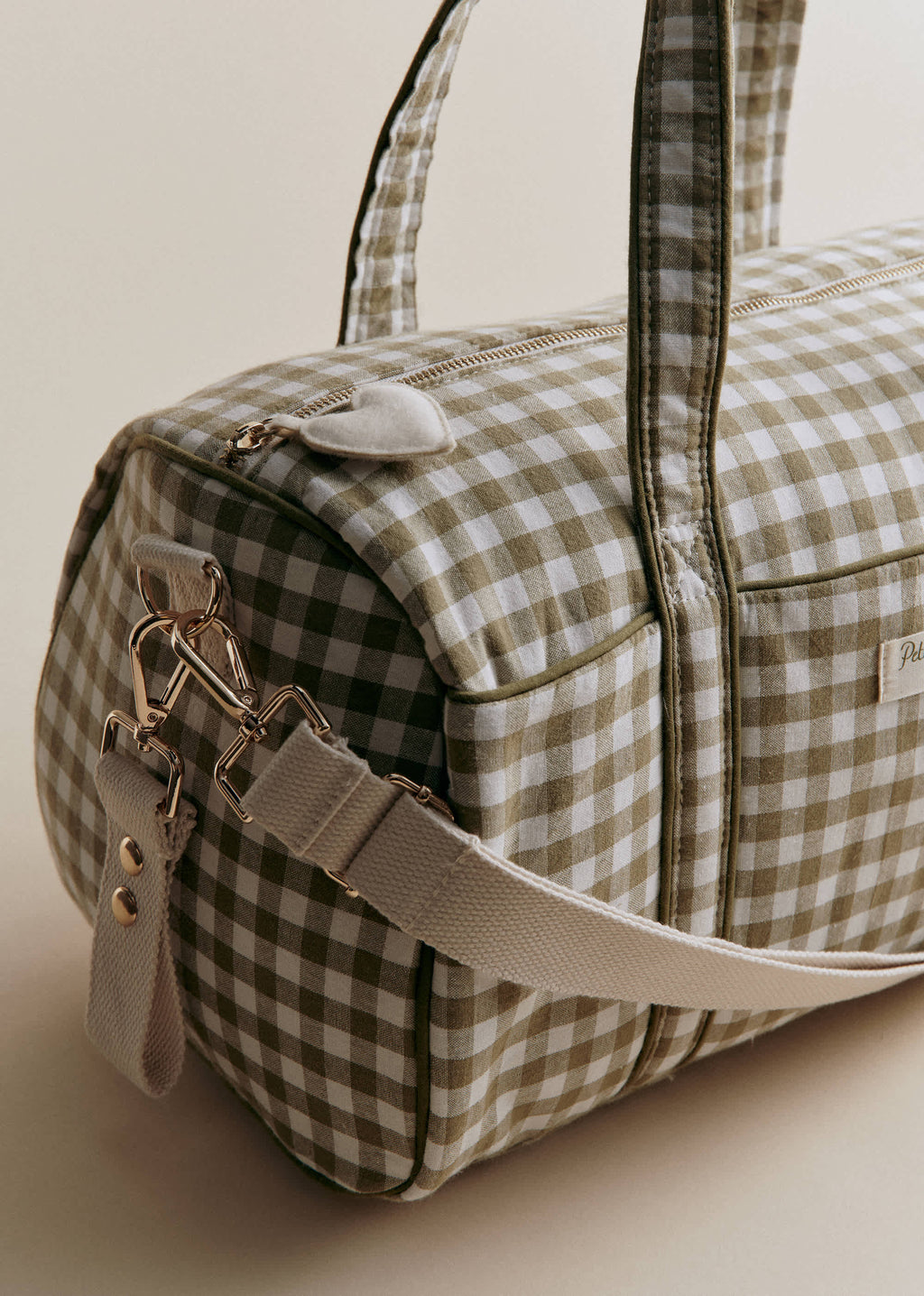 Sac à langer - Vichy Vert