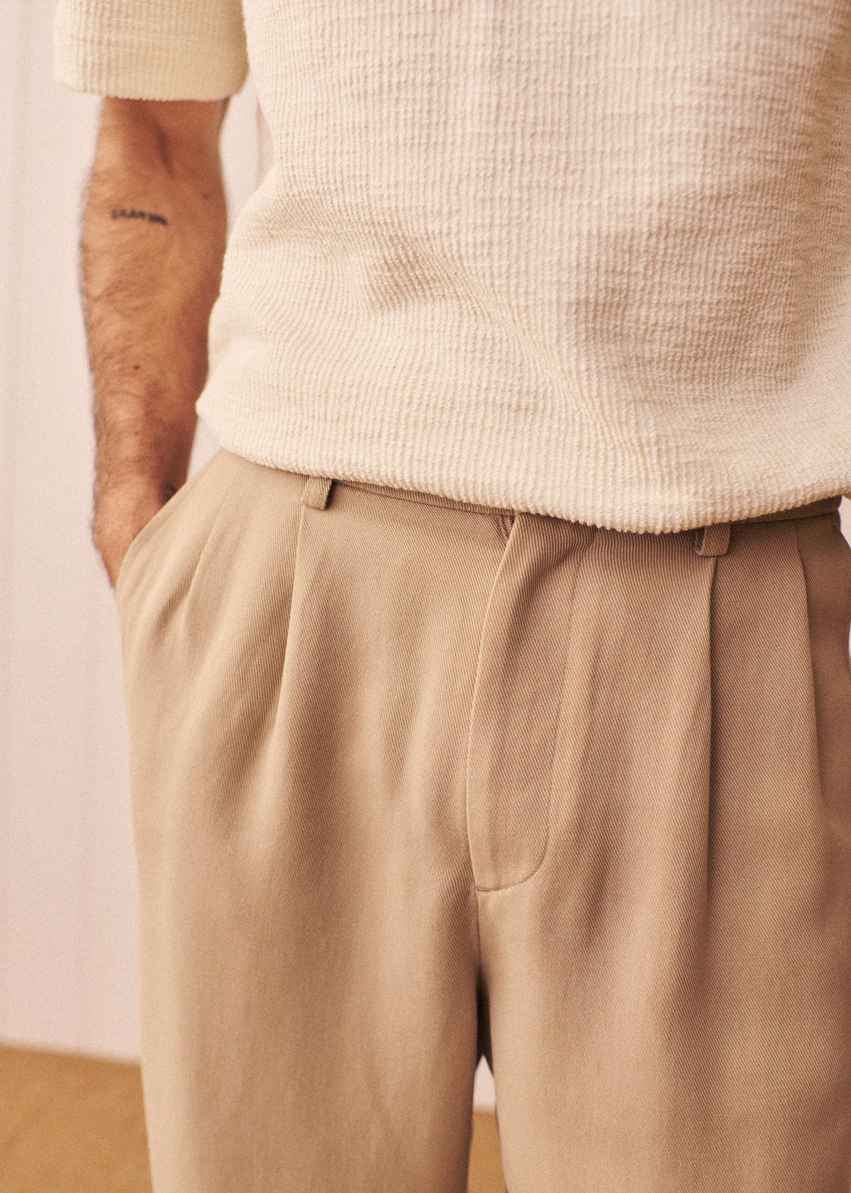 Pantalon Dusk Élastiqué - Beige