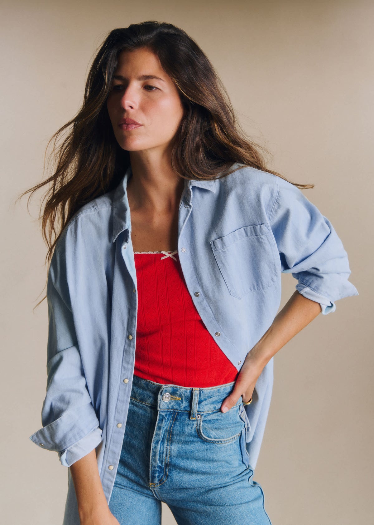 Chemise Max - Denim Très Clair