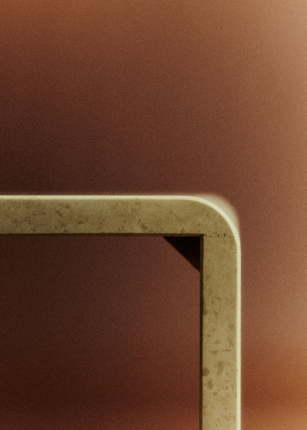Table basse en travertin par Ligne Roset années 70 - Travertin
