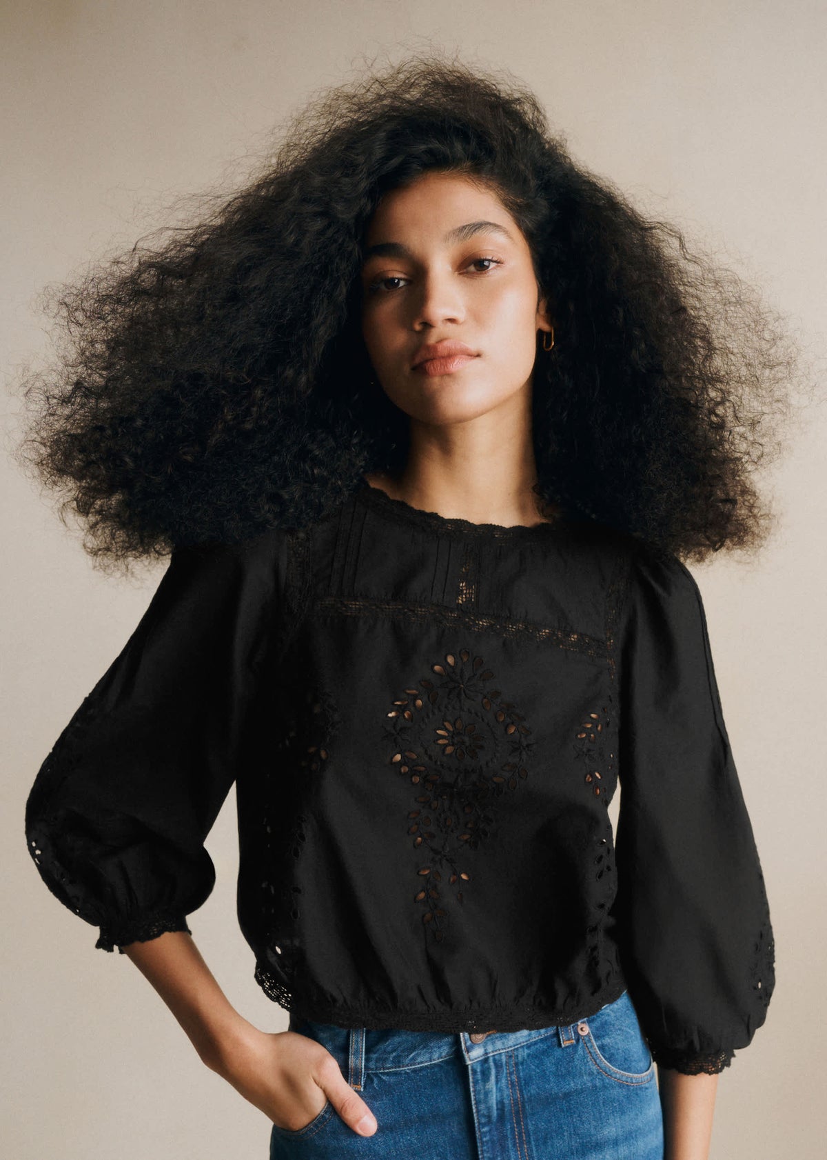 Blouse Enea - Noir