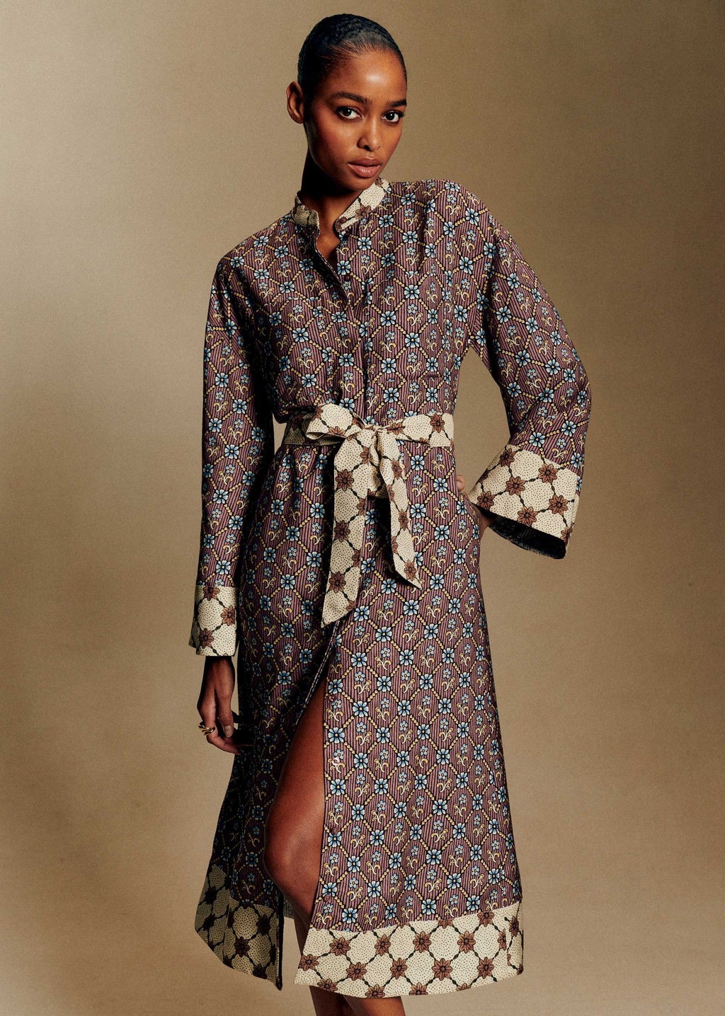 Robe Line - Sézane x Antoinette Poisson - Imprimé Coeur Garance