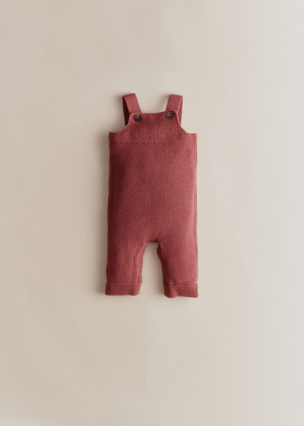 Combinaison Maille Poussin - Bois De Rose