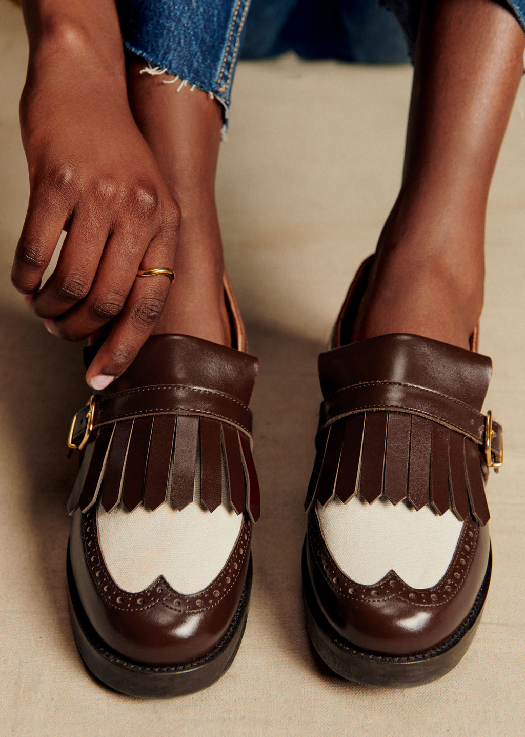 Mocassins Low Sallie - Choco Multi