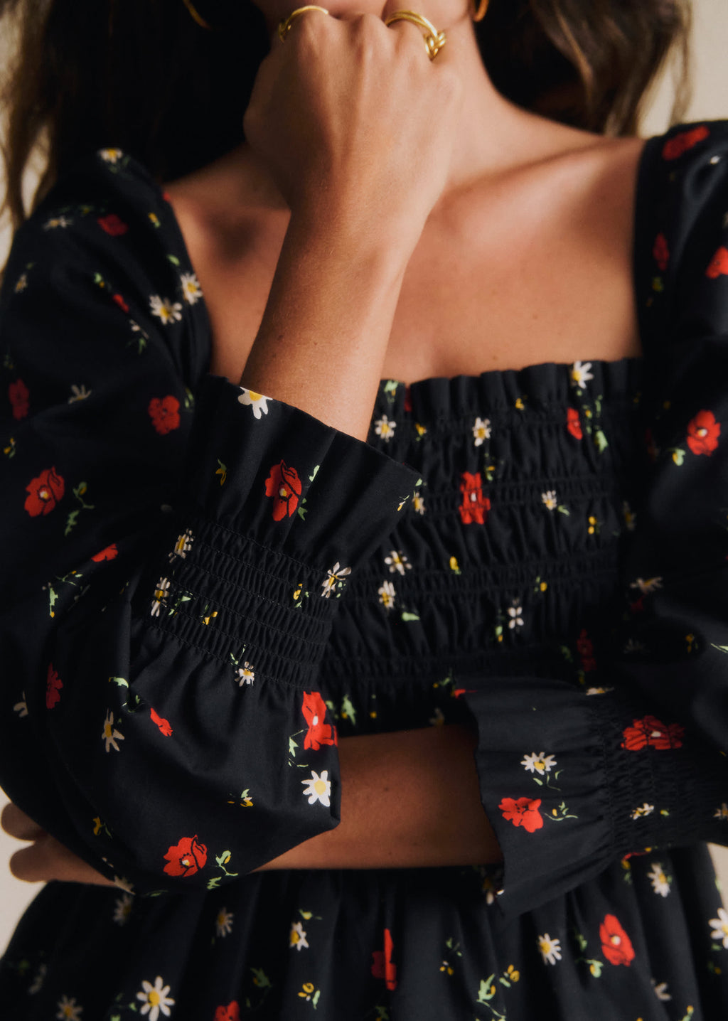 Blouse ALINE - Imprimé Coquelicot