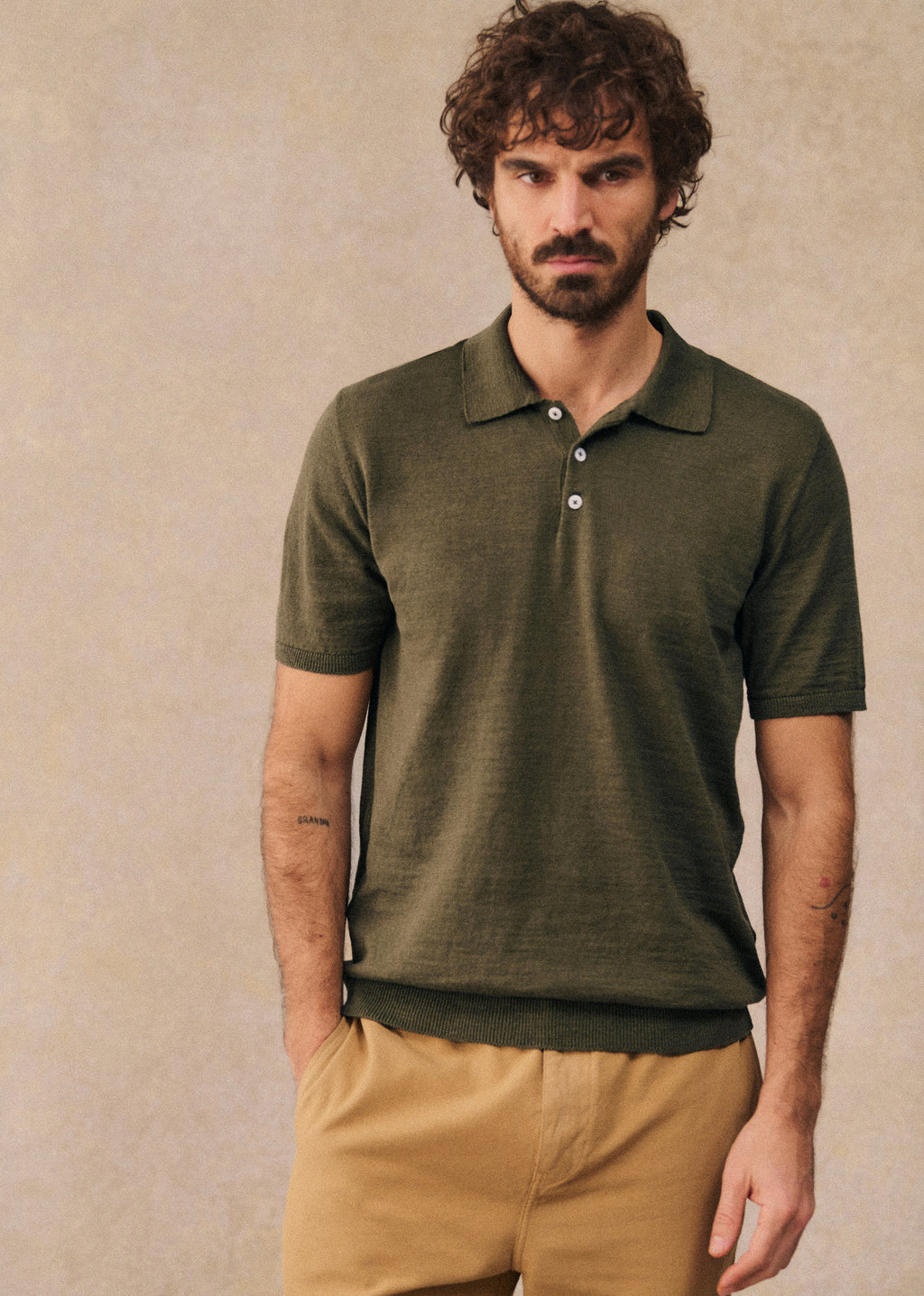 Polo Maille Joan - Kaki