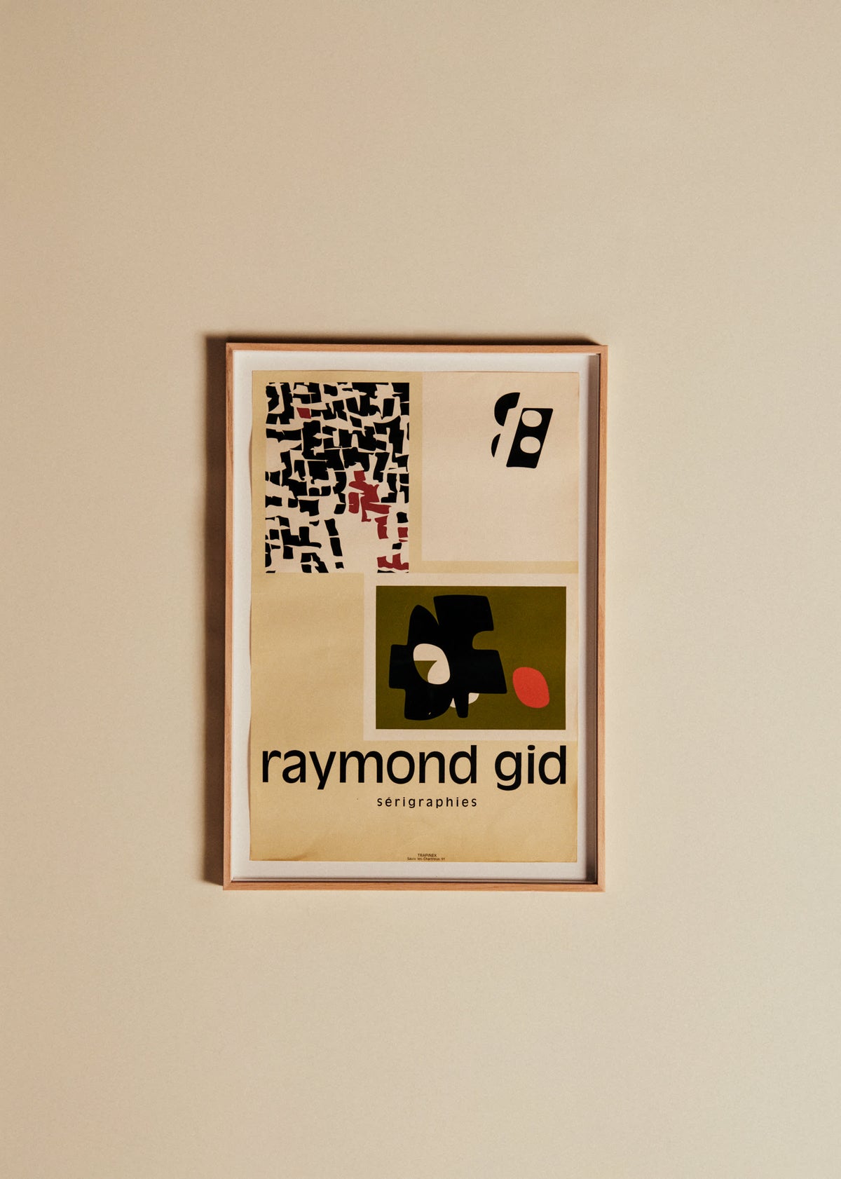 Affiche Raymond Gid - 46,5 x 66,5 cm