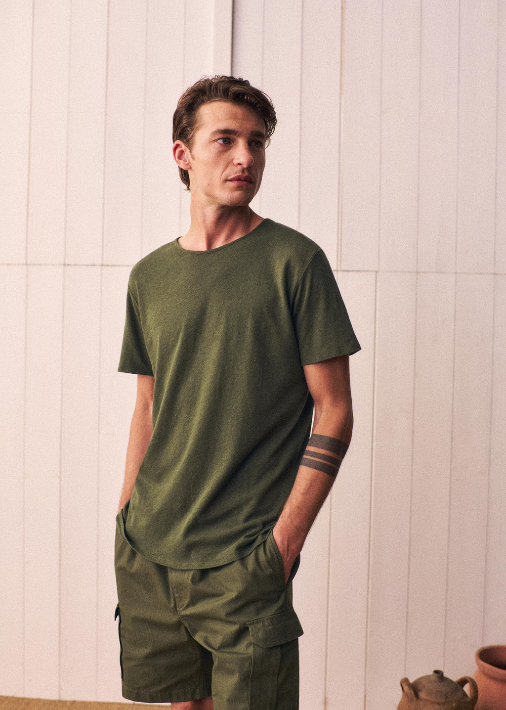 T-Shirt Martin - Kaki Foncé