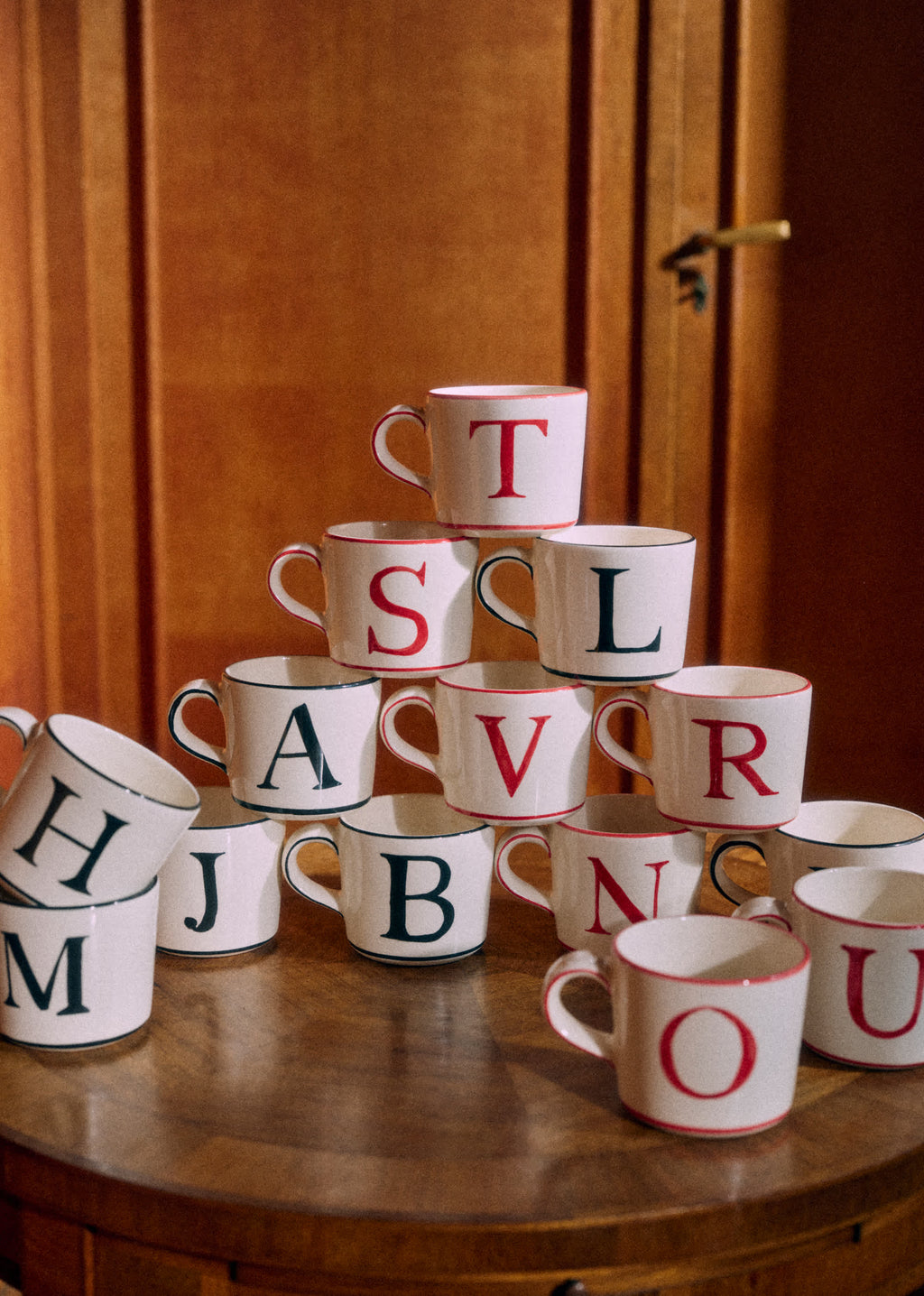 Tasse Tempo - Lettre H - Rouge