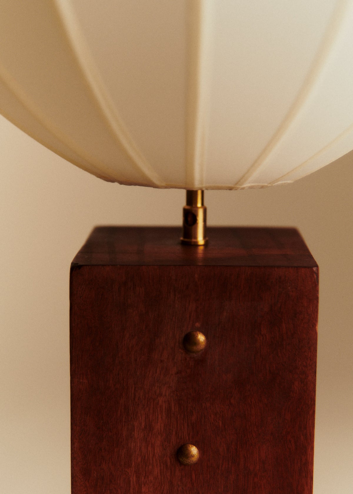Lampe à poser scandinave vintage en teck - Teck