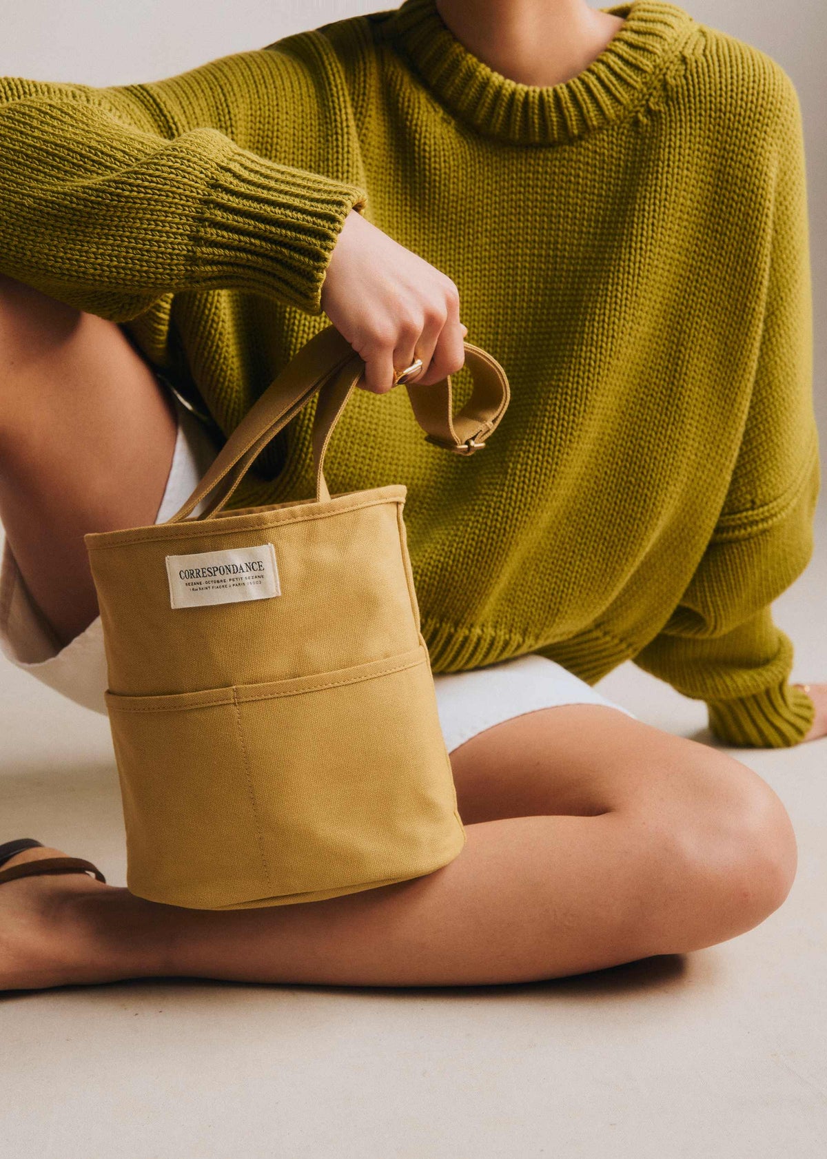 Sac seau - Beige