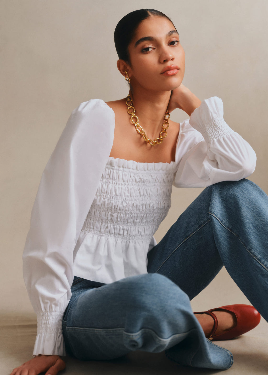 Blouse ALINE - Ecru