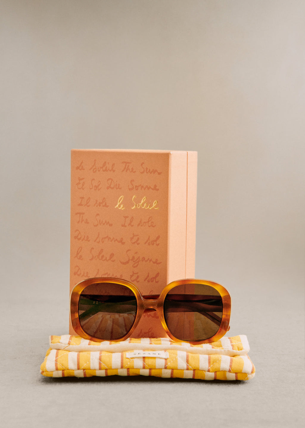 Lunettes de soleil Georgia - Marron écaille