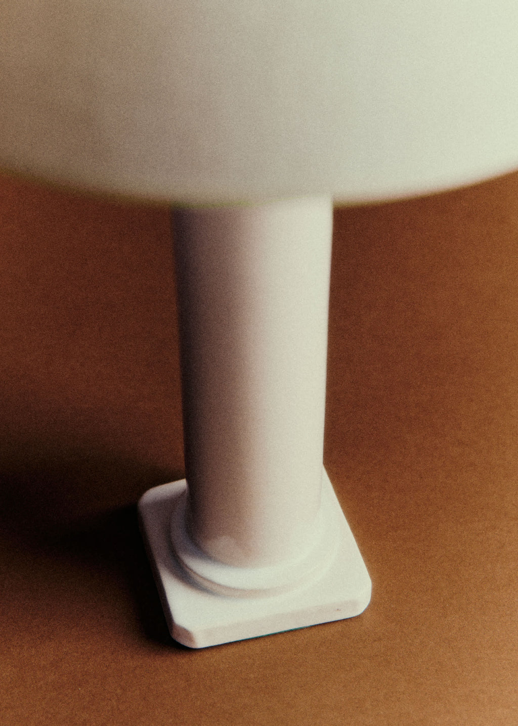 Lampe blanche en céramique vintage - Céramique