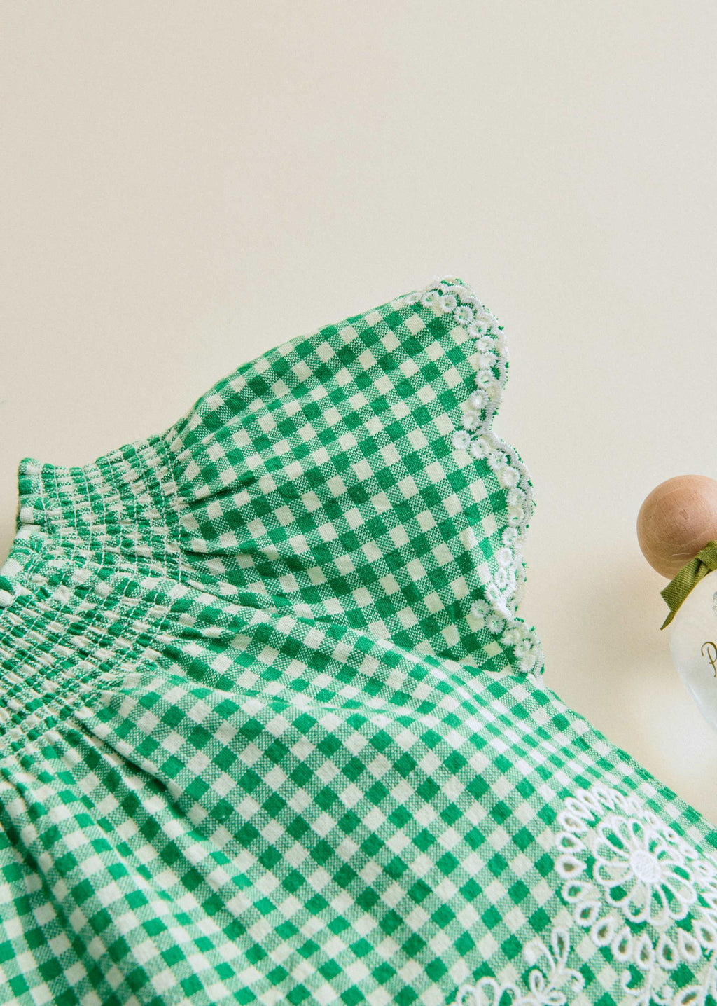 Blouse Nolane - Vichy Vert