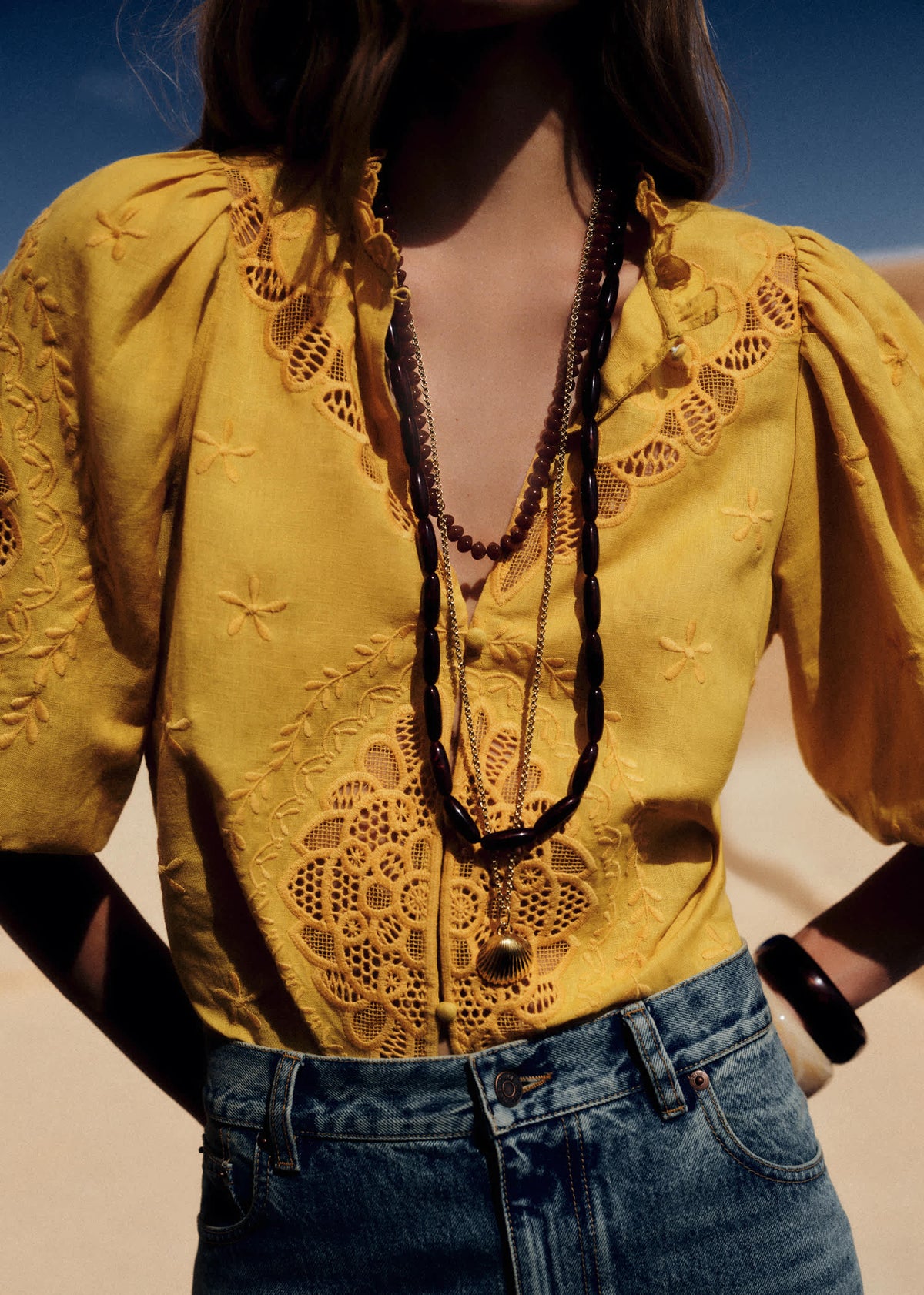 Blouse Clary - Jaune - Création Solidaire