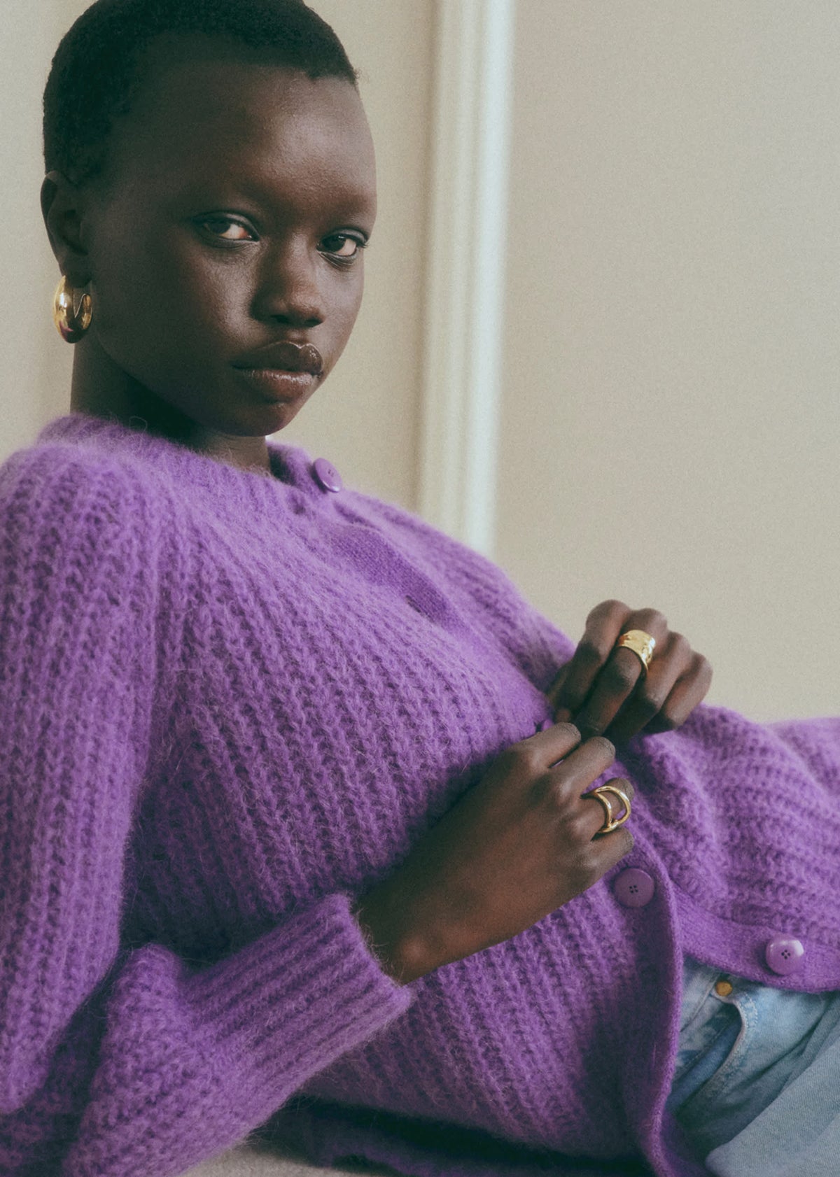 Gilet Emile - Amethyste