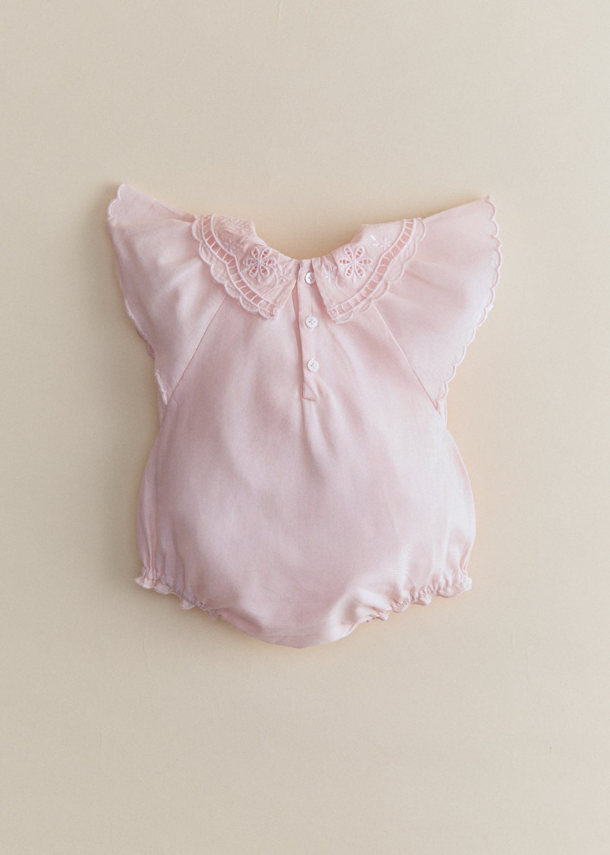 Barboteuse Cecilia - Rose pétale