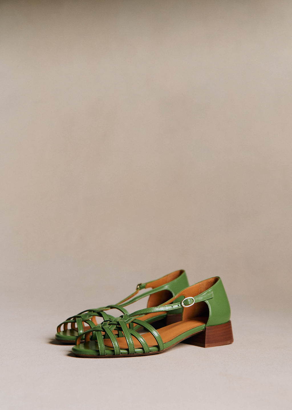 Sandales low Juliette - Vert Brillant