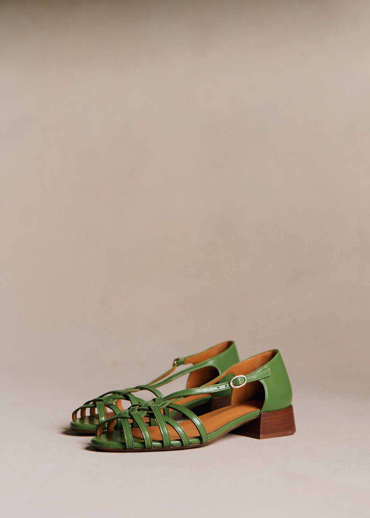 Sandales low Juliette - Vert Brillant