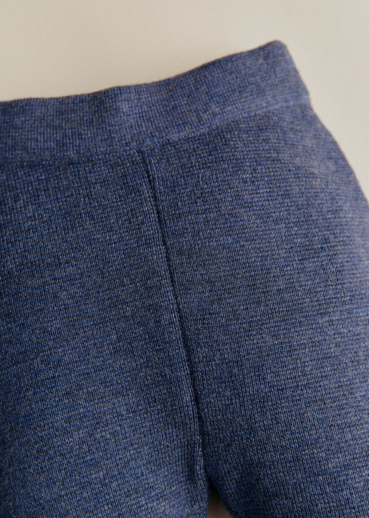 Pantalon Maille Boris - Bleu Chiné