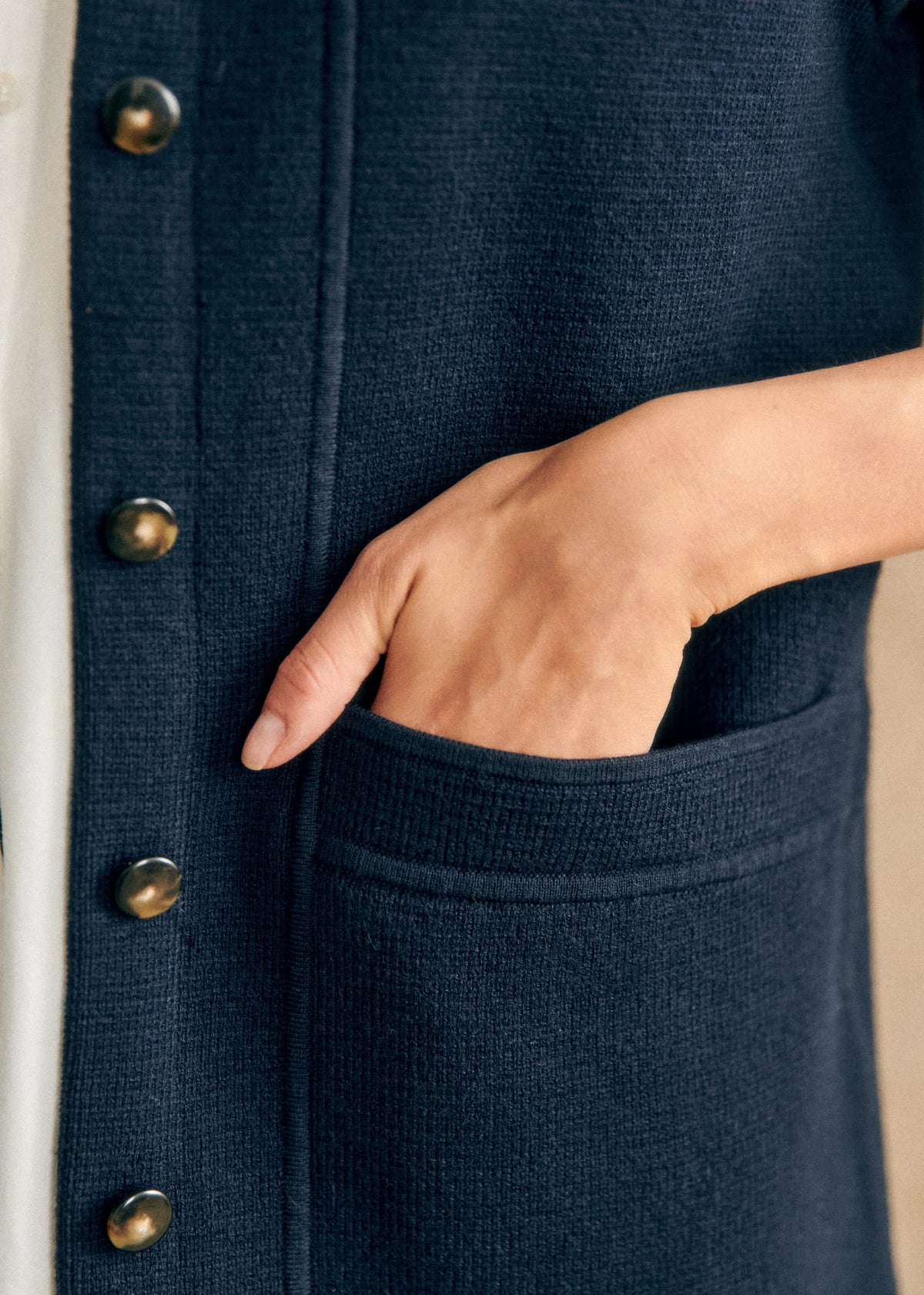 Veste Will Maille - Marine