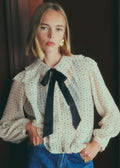 Blouse Jola - Ecru Pois Noir