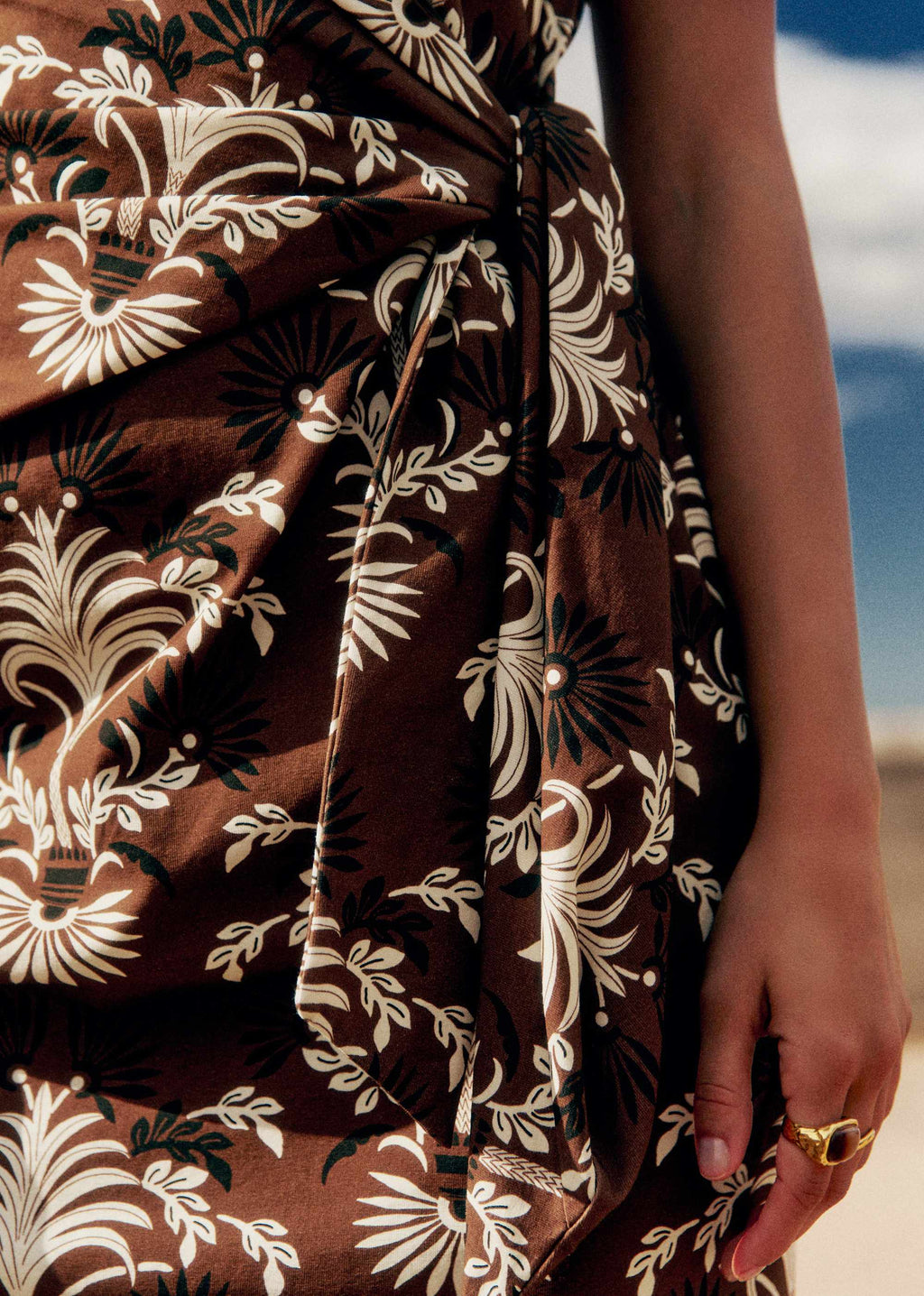 Robe Pippa - Sézane x Inoui Editions - Imprimé Mykonos